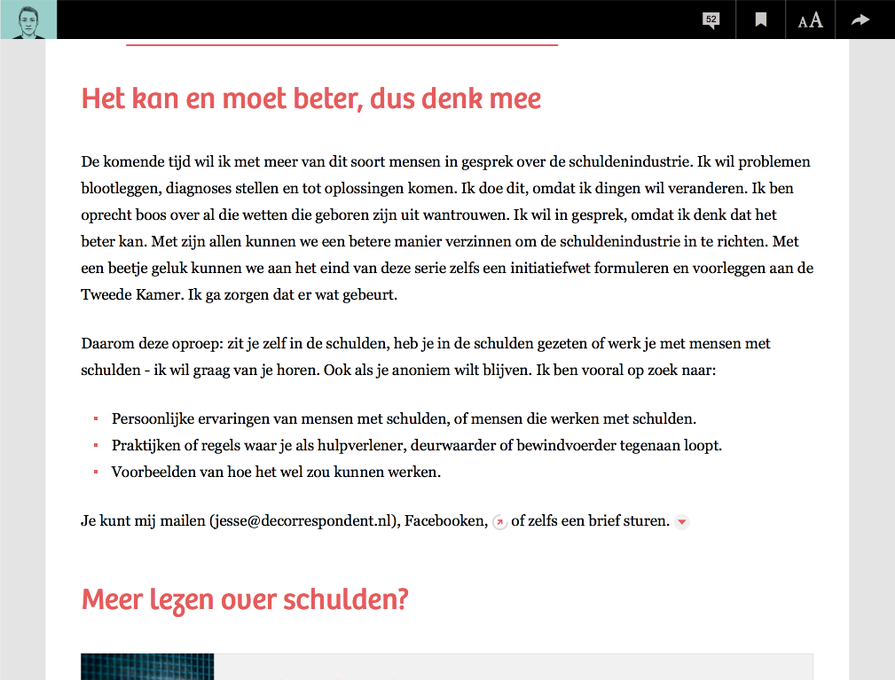 [IMAGE] A page of text in Dutch that includes an email address and various bullet points